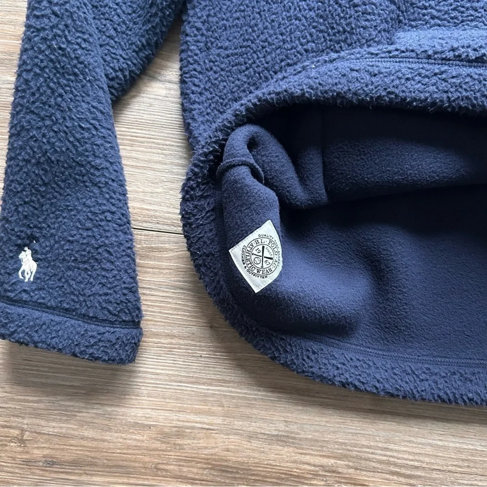 Polo Ralph Lauren | Yankees Fleece Pullover in Navy Blue (Small)